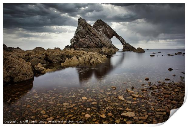 Bow Fiddle Rock Reflections Print by Scotland's Scenery