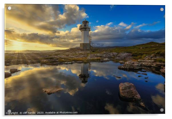 Highland Lighthouse Acrylic by Scotland's Scenery