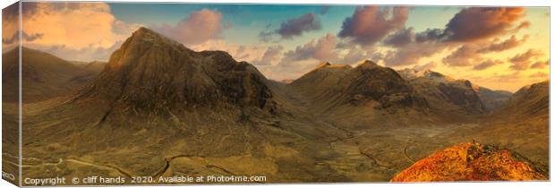 Glencoe Valley Canvas Print by Scotland's Scenery