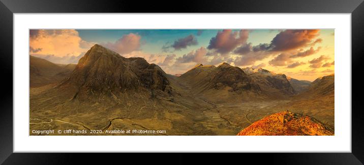 Glencoe Valley Framed Mounted Print by Scotland's Scenery