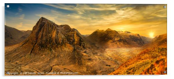 Glencoe Acrylic by Scotland's Scenery