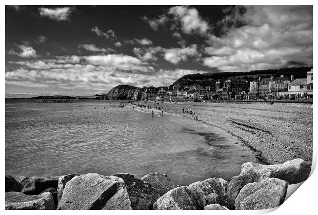 Sidmouth Seafront and Beach                        Print by Darren Galpin