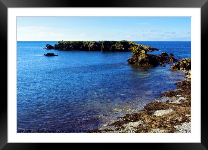 At Niarbyl Point Framed Mounted Print by Steven Watson