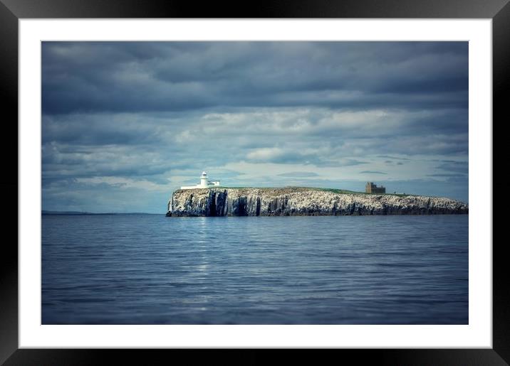 Farne islands out at sea Framed Mounted Print by Rachael Hood