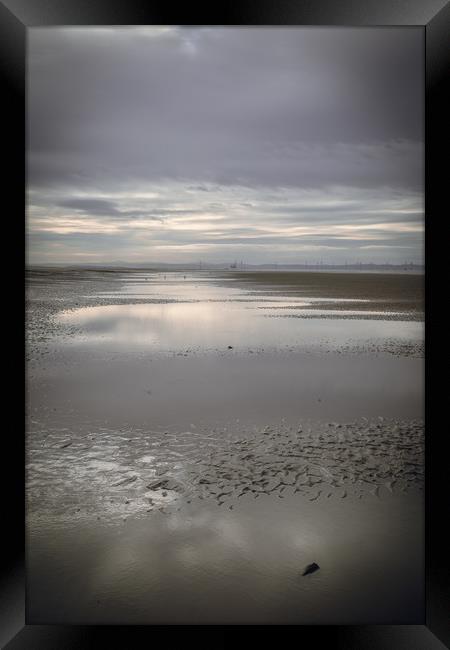 Formby Beach Framed Print by Jon Lingwood