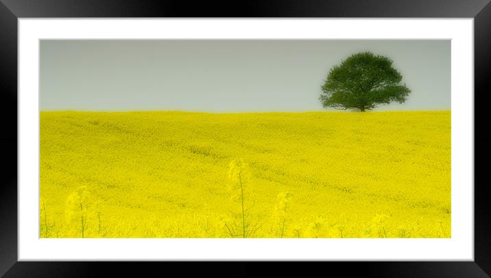 Mellow Yellow Framed Mounted Print by Wayne Molyneux