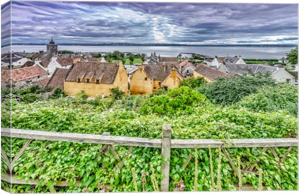 Culross View Canvas Print by Valerie Paterson