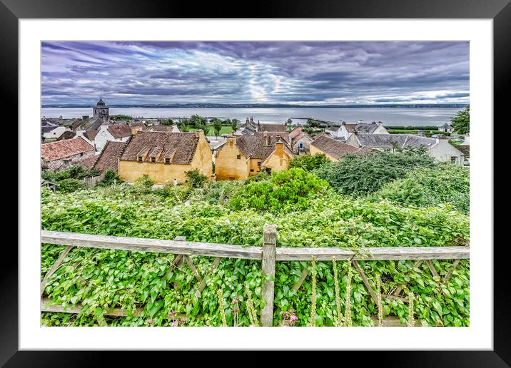 Culross View Framed Mounted Print by Valerie Paterson
