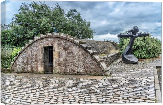Ice House Culross Canvas Print by Valerie Paterson
