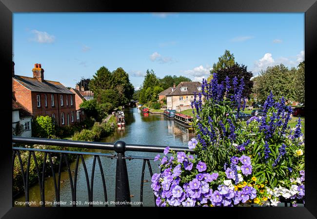 Hungerford Wharf  Framed Print by Jim Hellier