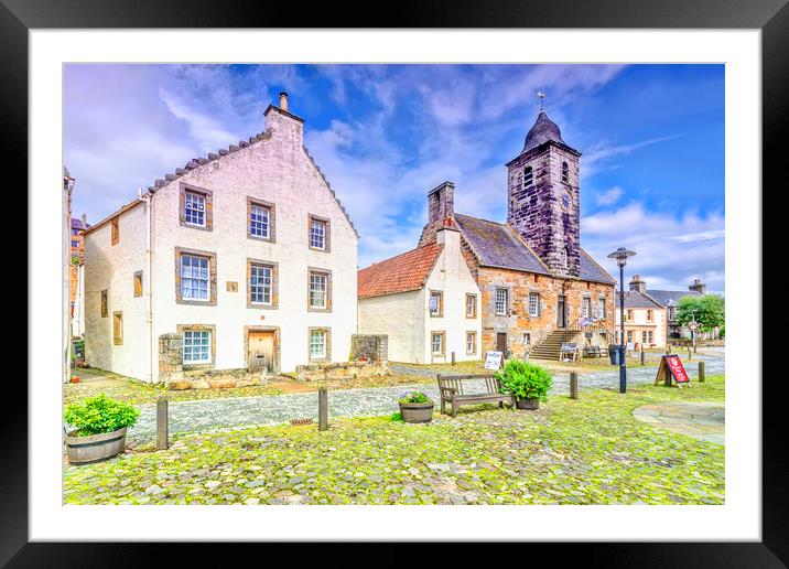 Culross, Fife Framed Mounted Print by Valerie Paterson