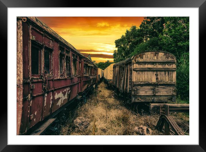 Telford Steam Railway Framed Mounted Print by simon alun hark