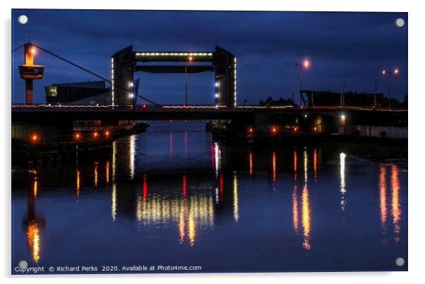 Hull lights Acrylic by Richard Perks