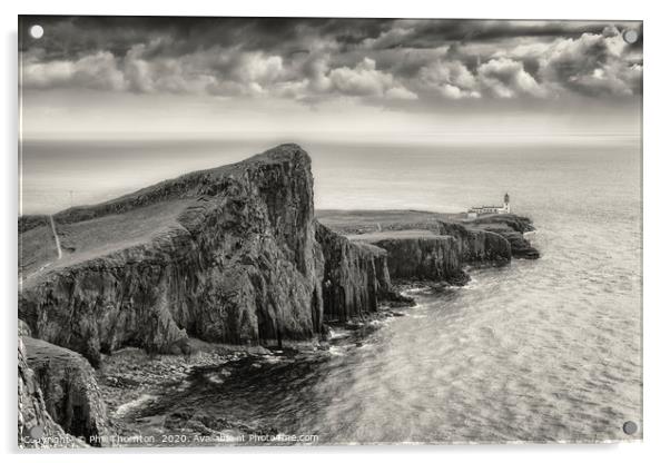 Neist Point, Isle of Skye. Acrylic by Phill Thornton
