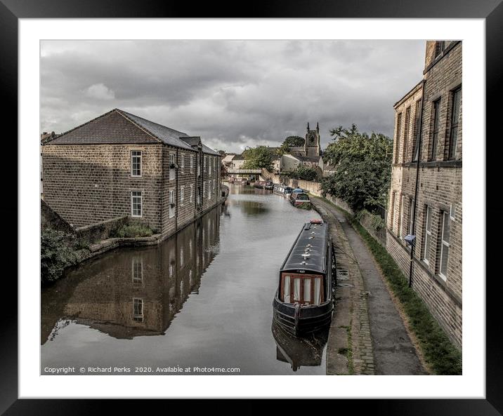 moored up Framed Mounted Print by Richard Perks
