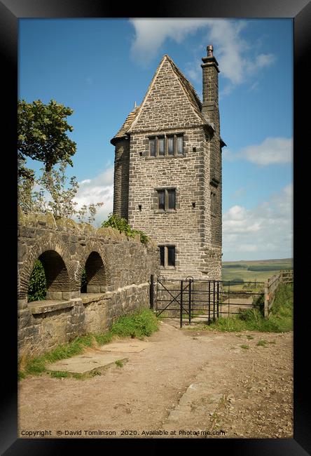 The Pigeon Tower - Lancashire  Framed Print by David Tomlinson