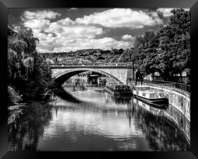 North Parade Bridge & River Avon Framed Print by Darren Galpin