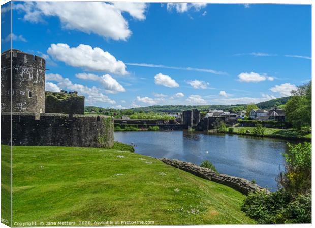 Castle Walls Canvas Print by Jane Metters