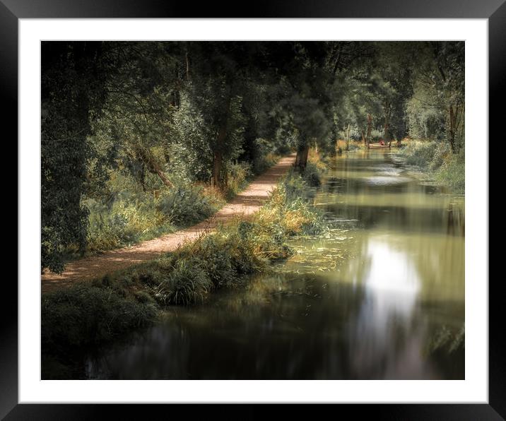 The Tow Path Framed Mounted Print by Mark Jones