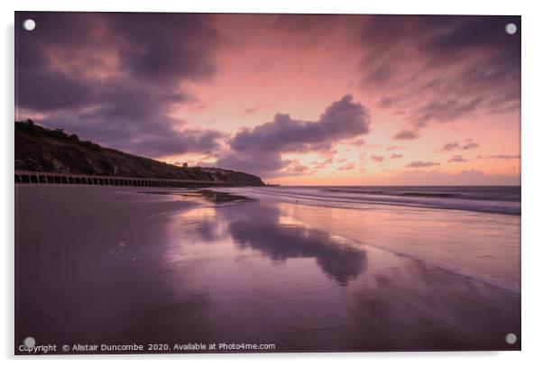 Beach Reflection Acrylic by Alistair Duncombe