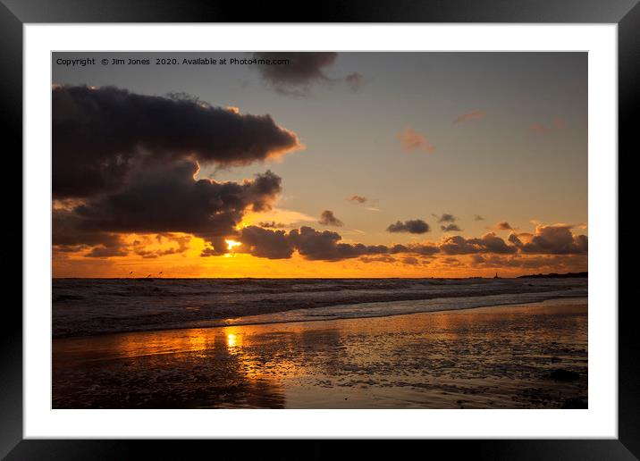 Promising start to a winter's day Framed Mounted Print by Jim Jones