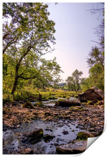 Malham Cove Landscape Print by Svetlana Sewell