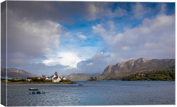 A Picturesque Scottish Getaway Canvas Print by Colin Allen