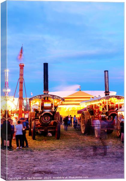 Princess Mary at the Great Dorset Steam Fair Canvas Print by Paul Brewer