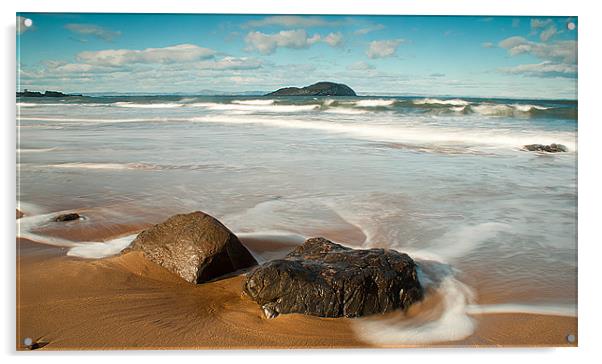 Two Rocks Acrylic by Keith Thorburn EFIAP/b