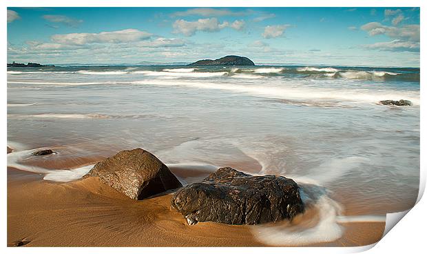 Two Rocks Print by Keith Thorburn EFIAP/b