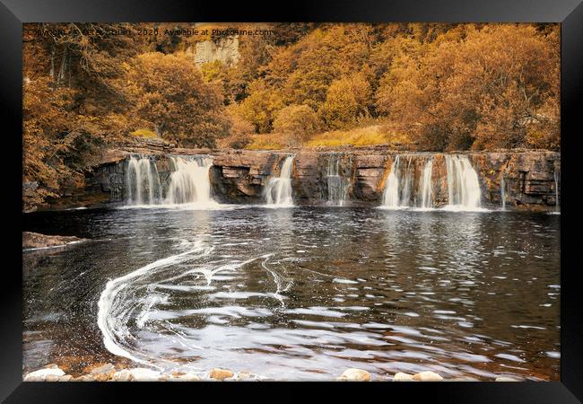 Wain Wath Falls, Swaledale Framed Print by Peter Stuart