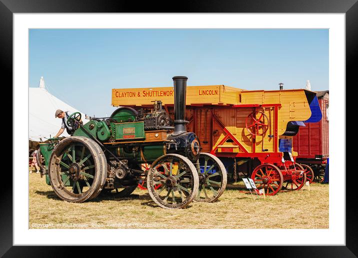 Dorothy at Great Dorset Steam Fair 2019 Framed Mounted Print by Paul Brewer