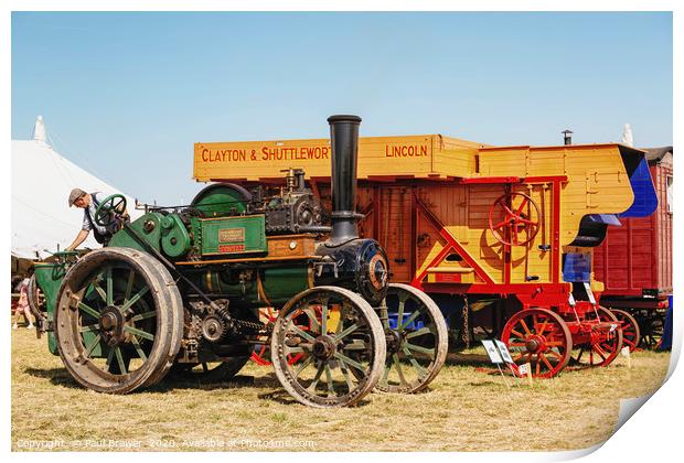 Dorothy at Great Dorset Steam Fair 2019 Print by Paul Brewer