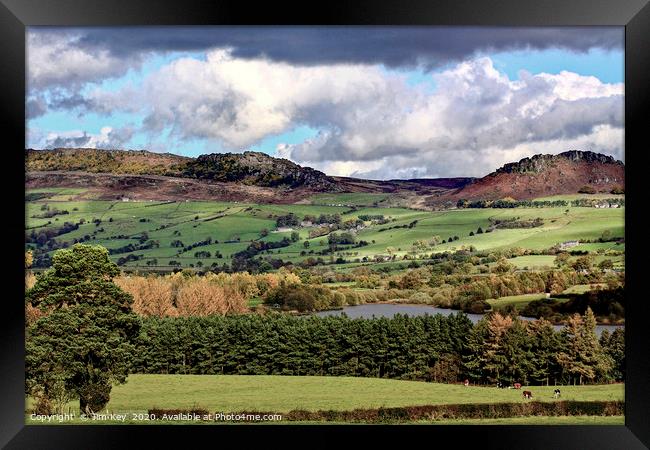 The Roaches and Hen Cloud  Framed Print by Jim Key