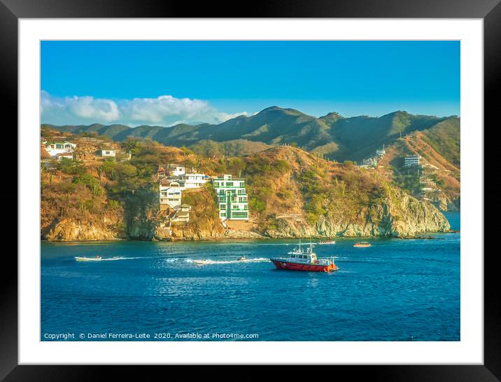 Taganga Landscape and Architecture Framed Mounted Print by Daniel Ferreira-Leite