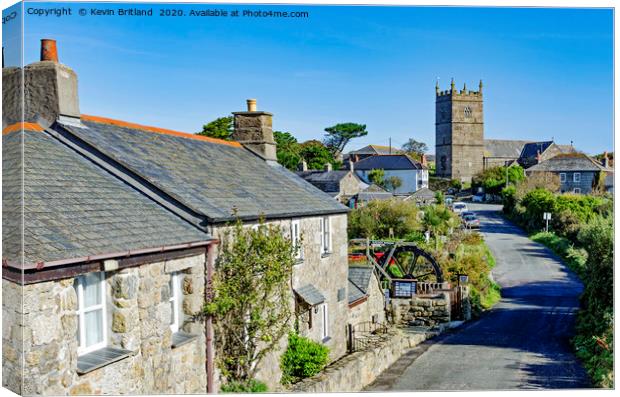 zennor cornwall Canvas Print by Kevin Britland