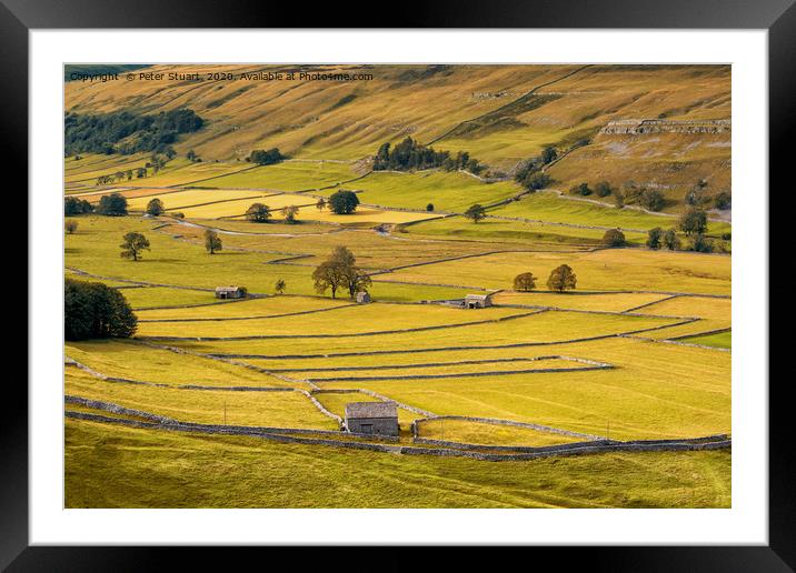 Arncliffe, North Yorkshire Framed Mounted Print by Peter Stuart