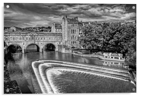 Pulteney Bridge & River Avon in Bath               Acrylic by Darren Galpin