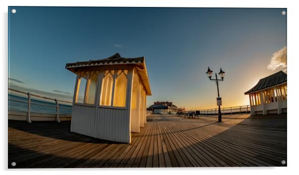 Fisheye view captured on the wooden boardwalk of C Acrylic by Chris Yaxley