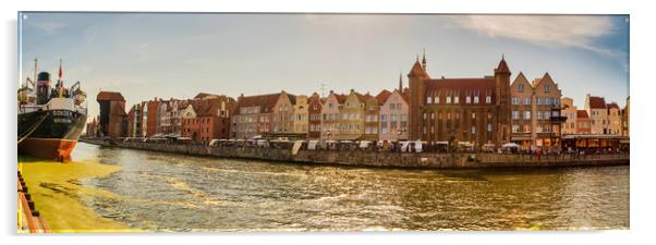 Gdansk, North Poland - August 13, 2020: Sunset Pan Acrylic by Arpan Bhatia