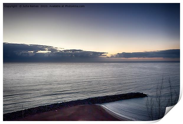 Playa del Ingles Sunrise Print by Juha Remes