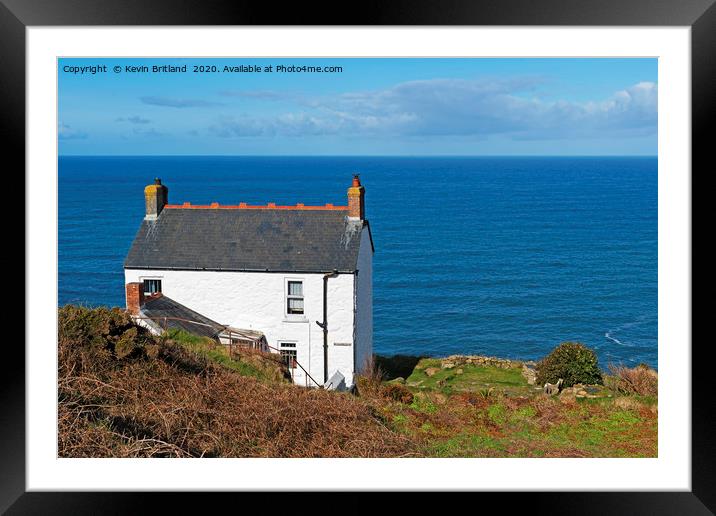 home with a sea view Framed Mounted Print by Kevin Britland