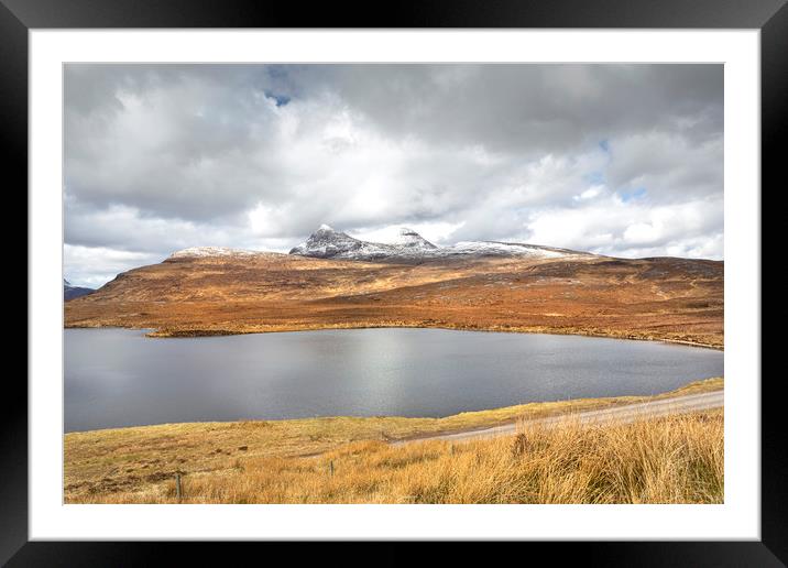 Moorland Loch Framed Mounted Print by David Hare