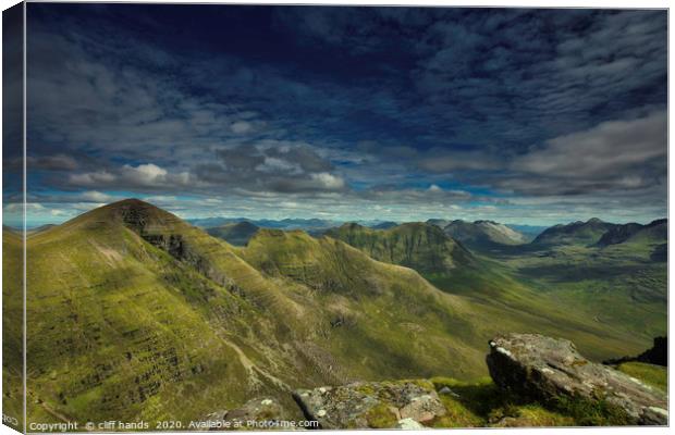 Torridon Mountain Landscape Canvas Print by Scotland's Scenery