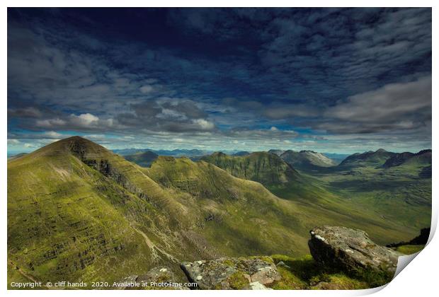 Torridon Mountain Landscape Print by Scotland's Scenery