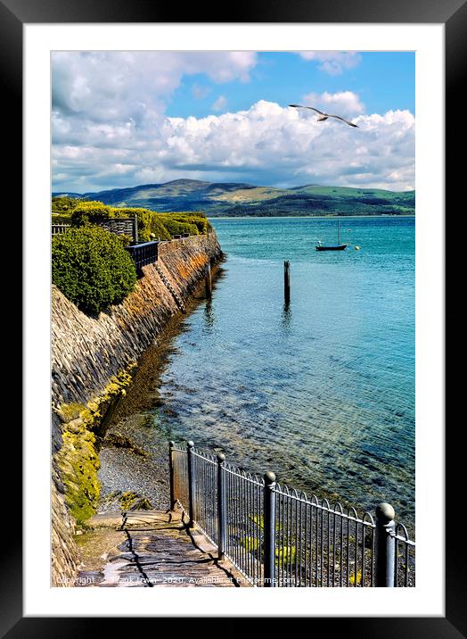 Aberdovey sea frontage Framed Mounted Print by Frank Irwin