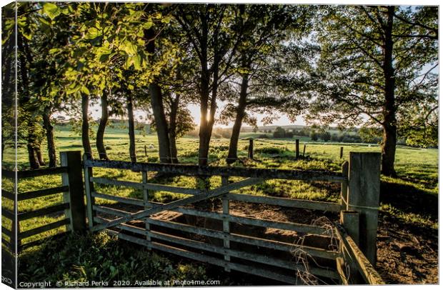 Close the gate Canvas Print by Richard Perks