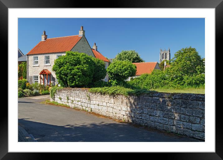 Tickhill Village and St Mary's Church              Framed Mounted Print by Darren Galpin