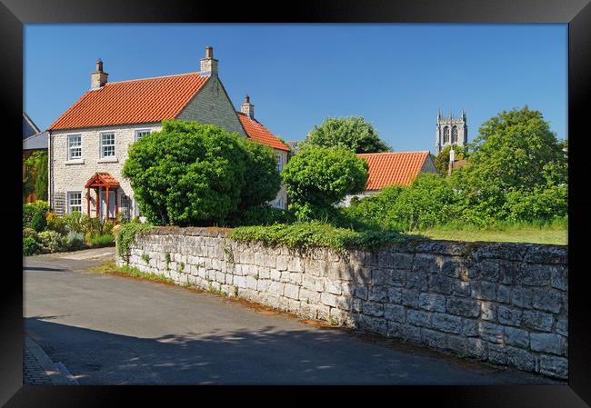 Tickhill Village and St Mary's Church              Framed Print by Darren Galpin