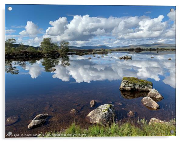 Lochan na h-Achlaise ( Gaelic for Loch of the Armp Acrylic by Photogold Prints